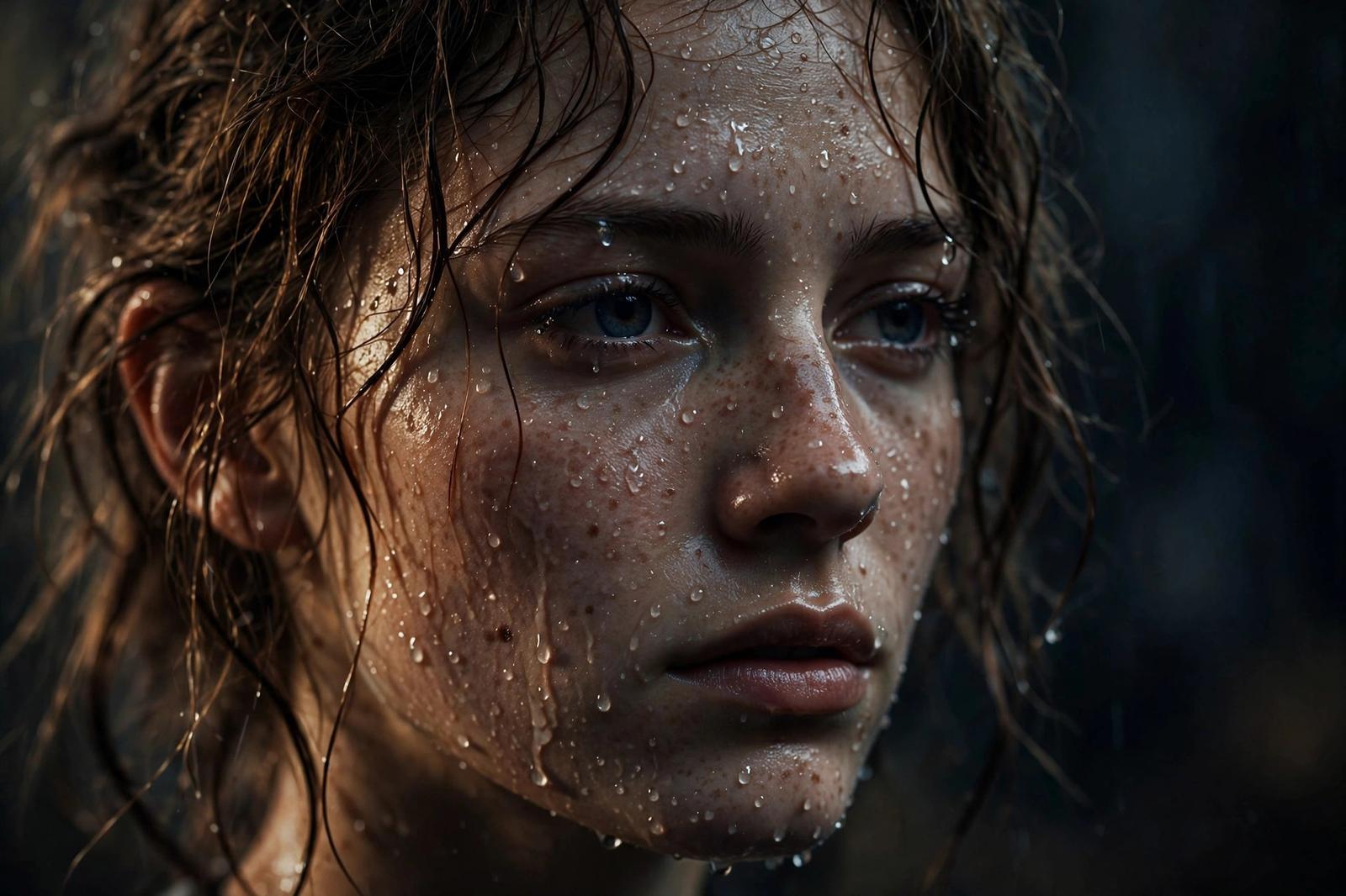 Hyperrealistic portrait